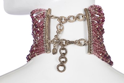 Lot 123 - A Christian Dior by John Galliano Maasai choker necklace, 'In a Boudoir Mood' collection, Spring-Summer 1998