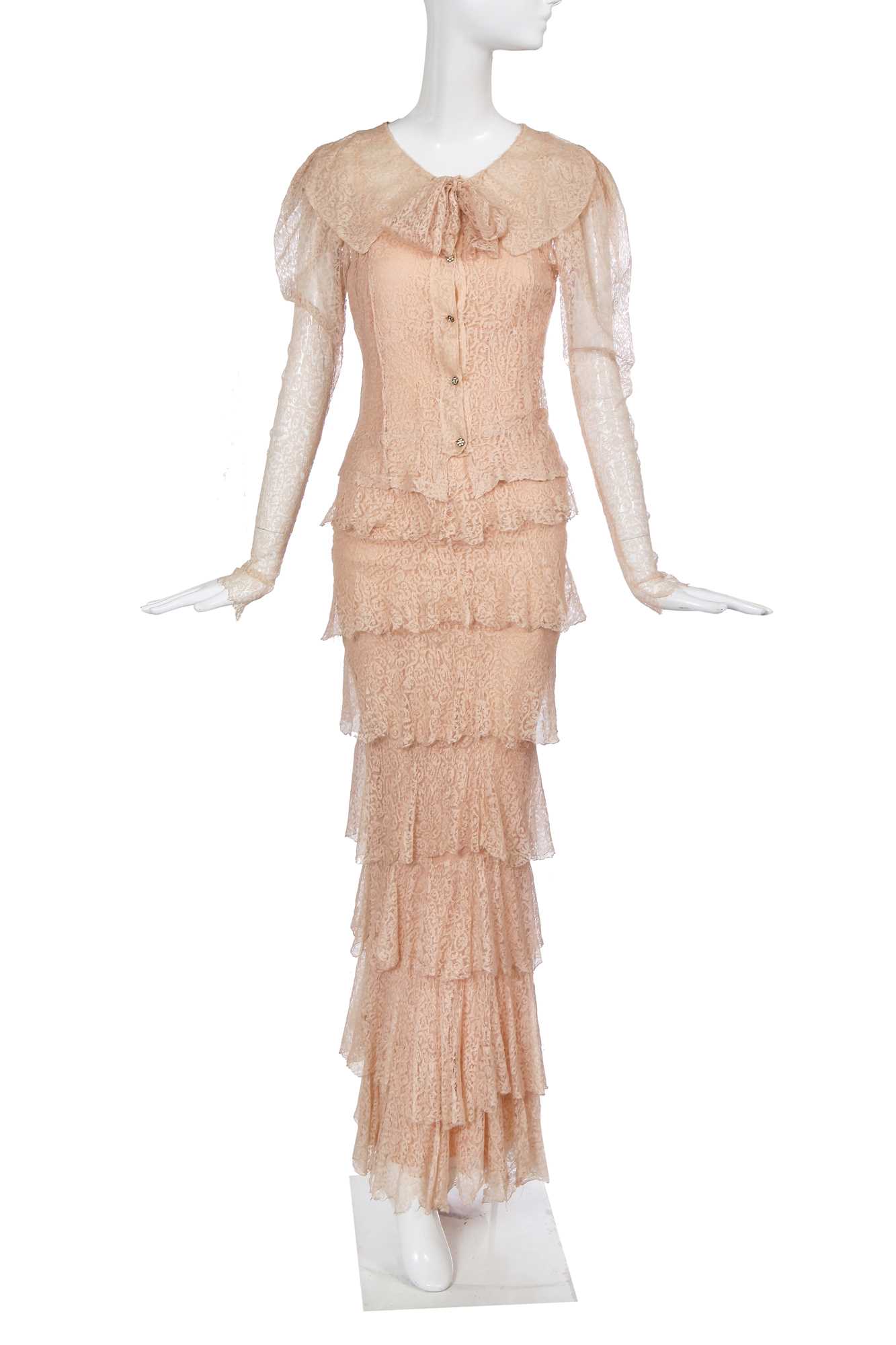 sachin and babi light blue dress Chanel Mauve Evening Dress 3058 main image 0