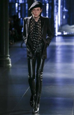 Lot 11 - A Saint Laurent by Hedi Slimane men's black ensemble, circa 2014