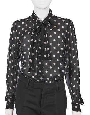 Lot 11 - A Saint Laurent by Hedi Slimane men's black ensemble, circa 2014