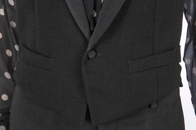 Lot 11 - A Saint Laurent by Hedi Slimane men's black ensemble, circa 2014