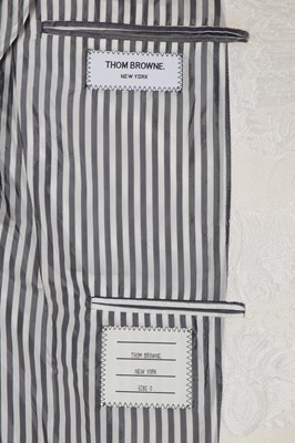 Lot 13 - A Thom Browne men's tricolour cotton-blend brocatelle jacket, probably Spring-Summer 2014
