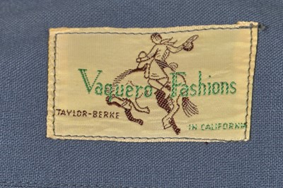 Lot 118 - Four men's embellished wool Western shirts, mid-20th century