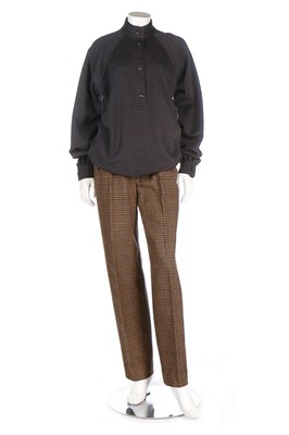 Lot 29 - A Marc Bohan for Christian Dior beige wool...