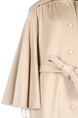 Lot 29 - A Marc Bohan for Christian Dior beige wool...
