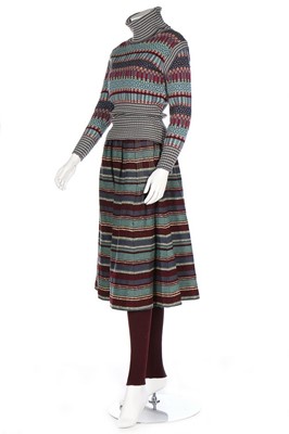 Lot 46 - A Bill Gibb/Kaffe Fassett knitted wool...