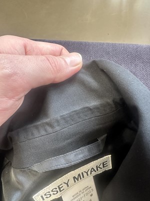 Lot 442 - An Issey Miyake black wool 'Flying Saucer' blazer, Spring-Summer 1994