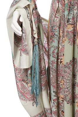Lot 52 - A Bill Gibb silk ensemble in pastel shades,...