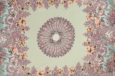 Lot 52 - A Bill Gibb silk ensemble in pastel shades,...