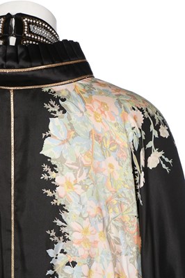 Lot 58 - A Bill Gibb printed silk foulard...