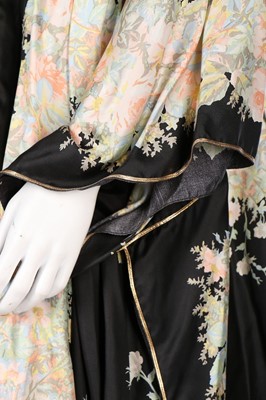 Lot 58 - A Bill Gibb printed silk foulard...