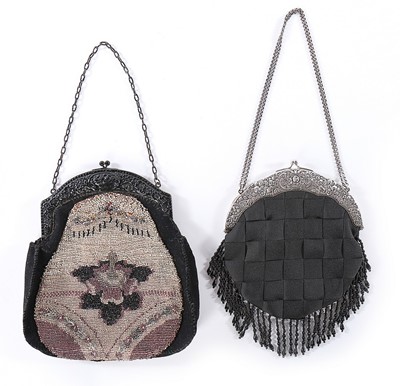 Lot 92 - A group of mostly silver plated evening bags,...