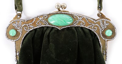 Lot 92 - A group of mostly silver plated evening bags,...