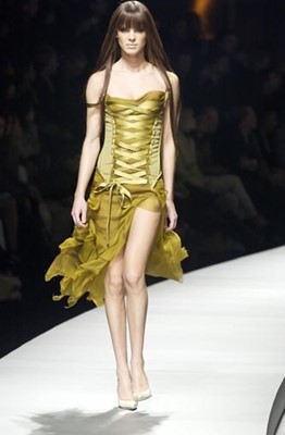Lot 183 - A Versace by Donatella Versace black corset dress, Autumn-Winter 2003-04