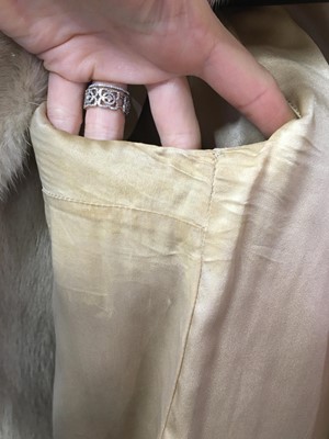 Lot 194 - An Alexander McQueen beige mink jacket, 'The Man Who Knew Too Much' collection, Autumn-Winter 2005-06