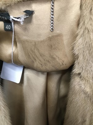 Lot 194 - An Alexander McQueen beige mink jacket, 'The Man Who Knew Too Much' collection, Autumn-Winter 2005-06