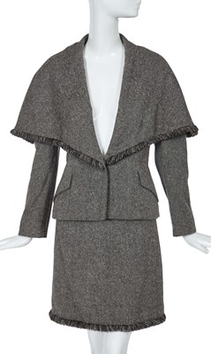 Lot 318 - A Christian Dior by John Galliano tweed suit, commercial collection, 1998
