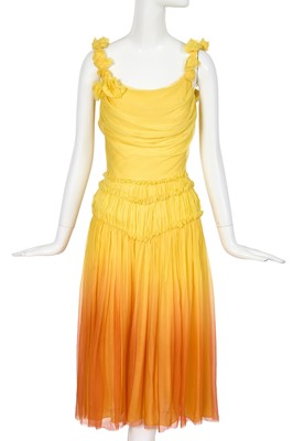 Lot 188 - A Christian Dior by John Galliano ombré chiffon cocktail dress, pre-collection 2006