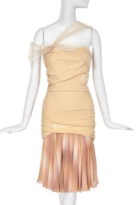 Lot 191 - A John Galliano newsprint dress, 'Everybody's Beautiful' collection, Spring-Summer 2006