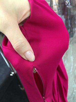 Lot 123 - A John Galliano fuchsia-pink jersey evening gown circa 2010
