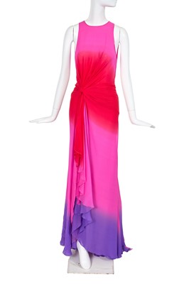 Lot 132 - A Donatella Versace ombré silk gown, Autumn-Winter 2002-03