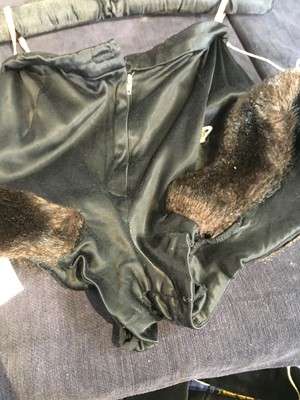 Lot 356 - A pair of Vivienne Westwood black satin hot pants, 'Dressing Up' collection, Autumn-Winter 1991-92