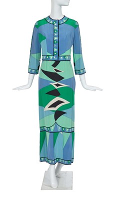 Lot 423 - An Emilio Pucci printed silk summer ensemble, 1970s