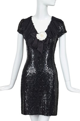 Lot 33 - A Chanel by Karl Lagerfeld sequined mini dress, Autumn-Winter 1994-95