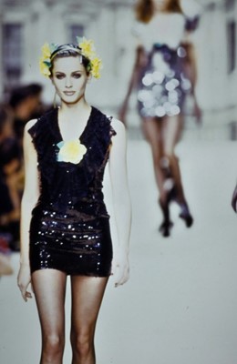 Lot 33 - A Chanel by Karl Lagerfeld sequined mini dress, Autumn-Winter 1994-95