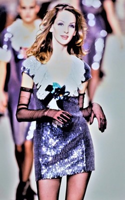 Lot 33 - A Chanel by Karl Lagerfeld sequined mini dress, Autumn-Winter 1994-95