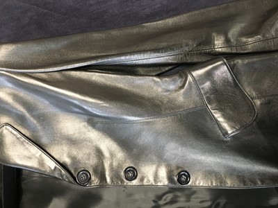 Lot 430 - An Azzedine Alaïa black leather jacket, circa 1990