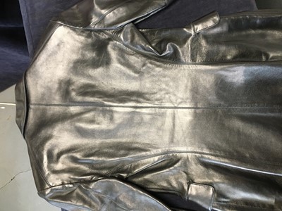 Lot 430 - An Azzedine Alaïa black leather jacket, circa 1990