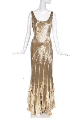 Lot 130 - A Ralph Lauren beaded evening gown, Spring-Summer 2012