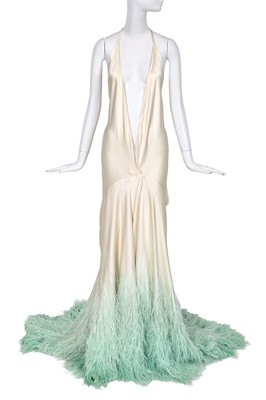 Lot 98 - An Alexandre Vauthier haute couture ivory silk satin evening gown, Spring-Summer 2012
