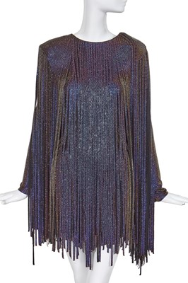 Lot 105 - An Alexandre Vauthier embellished multicoloured viscose mini dress, Autumn-Winter 2021-22