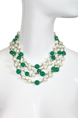 Lot 54 - A Gabrielle Chanel haute couture by Gripoix necklace, 1950s