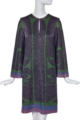Lot 463 - A Missoni multicoloured lurex mini dress, 1960s