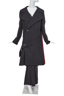 Lot 260 - A Yohji Yamamoto black wool great coat, Autumn-Winter 2005-06