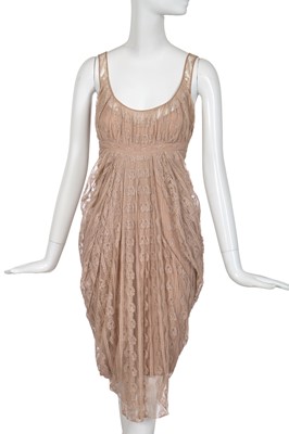 Lot 185 - A John Galliano dusty rose lace cocktail dress, Autumn-Winter 2007-08