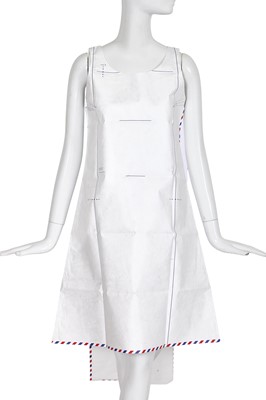 Lot 244 - A rare limited edition Hussein Chalayan Airmail paper dress, 1999