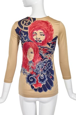 Lot 269 - A rare, early Issey Miyake 'tattoo' top, Autumn-Winter 1971-72