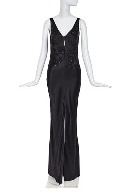 Lot 210 - A Christian Dior by John Galliano embellished black silk evening dress, commercial collection 2004