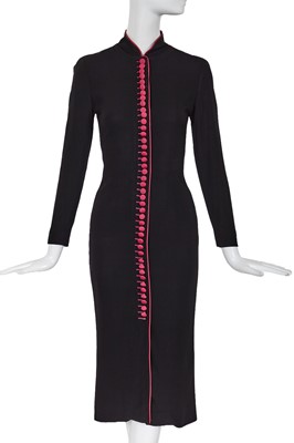 Lot 341 - A Christian Dior by Gianfranco Ferré cassock-style dress, early 1990s