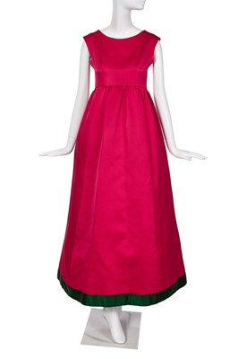 Lot 467 - An Yves Saint Laurent haute couture pink faille silk evening dress, Autumn-Winter 1964-65
