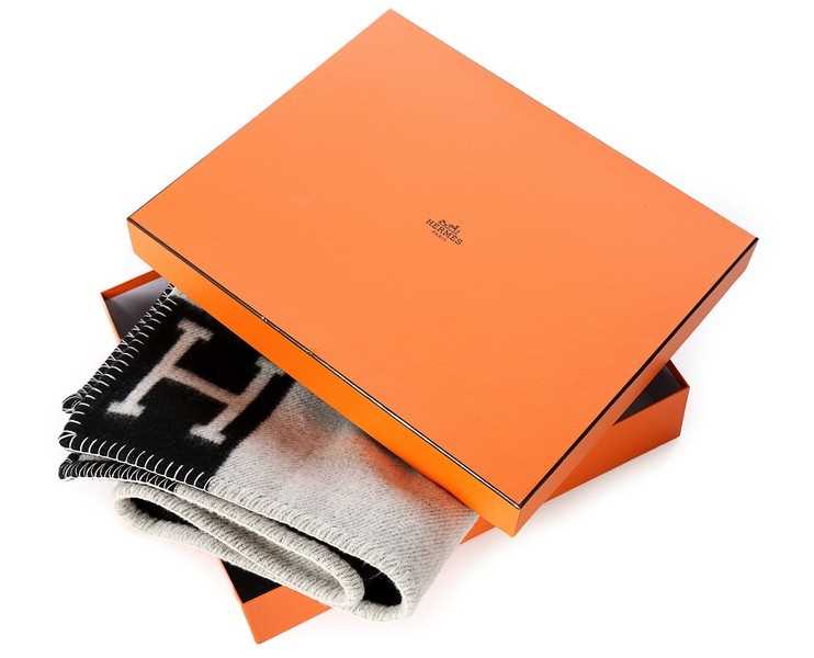 Lot 41 - Louise Wilson's pair of Hermès grey and black...