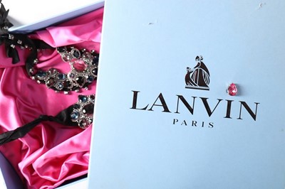 Lot 42 - Louise Wilson's Lanvin parure, modern,...
