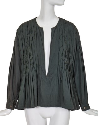 Lot 257 - A Comme des Garçons grey cotton smock, circa 1982
