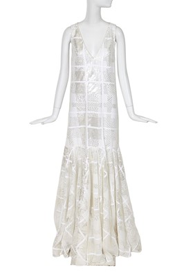 Lot 82 - A Michael Halpern embellished white gown, commercial collection Autumn-Winter 2020-01
