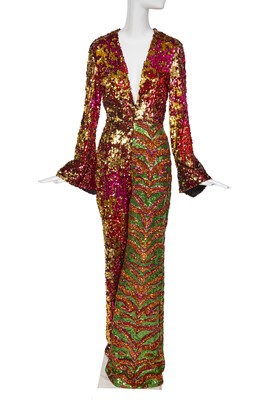 Lot 72 - A Michael Halpern sequined jumpsuit, Autumn-Winter 2018-19