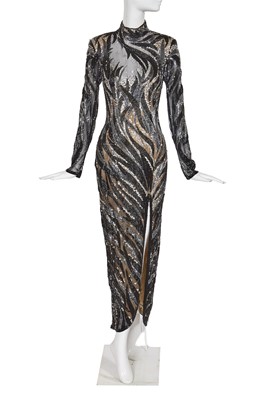 Lot 390 - A Bob Mackie embellished evening gown, circa 1987